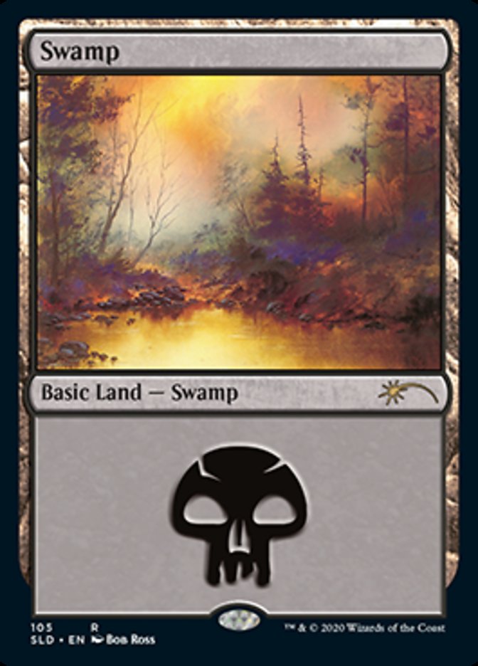 Swamp (105) [Secret Lair Drop Series] | Cards and Coasters CA