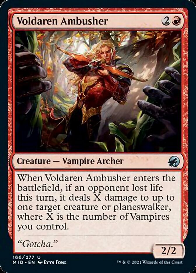 Voldaren Ambusher [Innistrad: Midnight Hunt] | Cards and Coasters CA