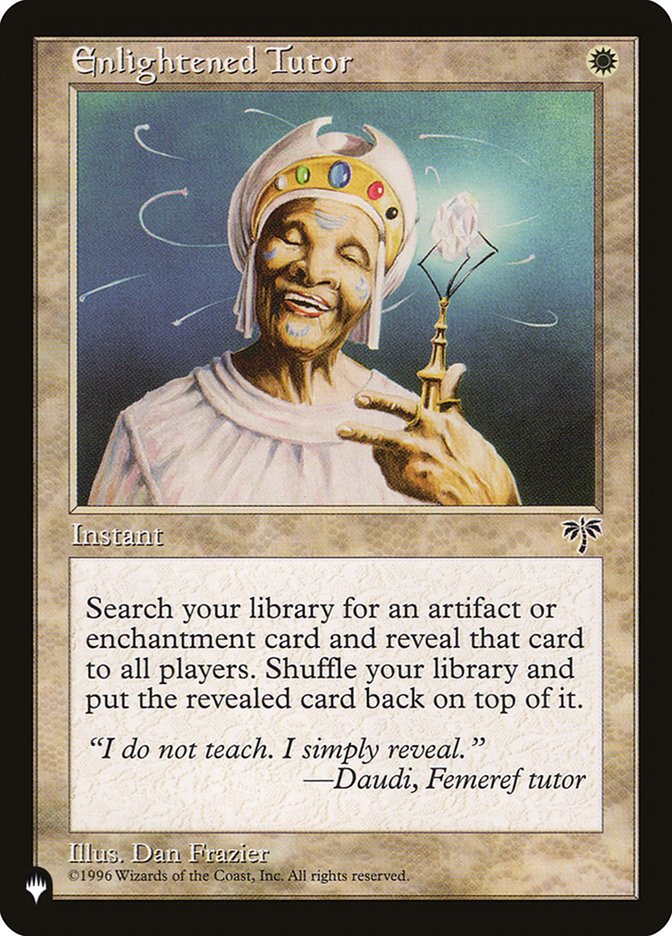 Enlightened Tutor [The List] | Cards and Coasters CA