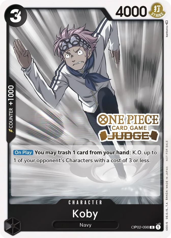 Koby (Judge) [One Piece Promotion Cards] | Cards and Coasters CA