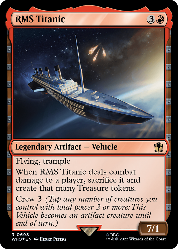 RMS Titanic (Surge Foil) [Doctor Who] | Cards and Coasters CA