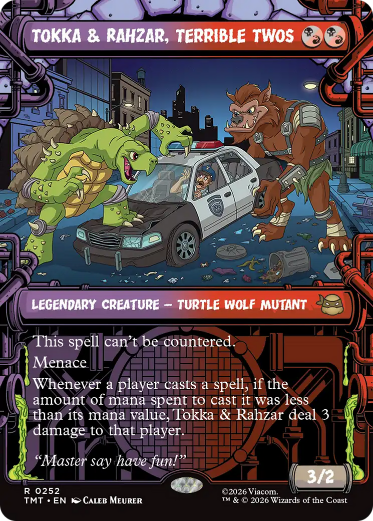 Tokka & Rahzar, Terrible Twos (Showcase) [Teenage Mutant Ninja Turtles] | Cards and Coasters CA