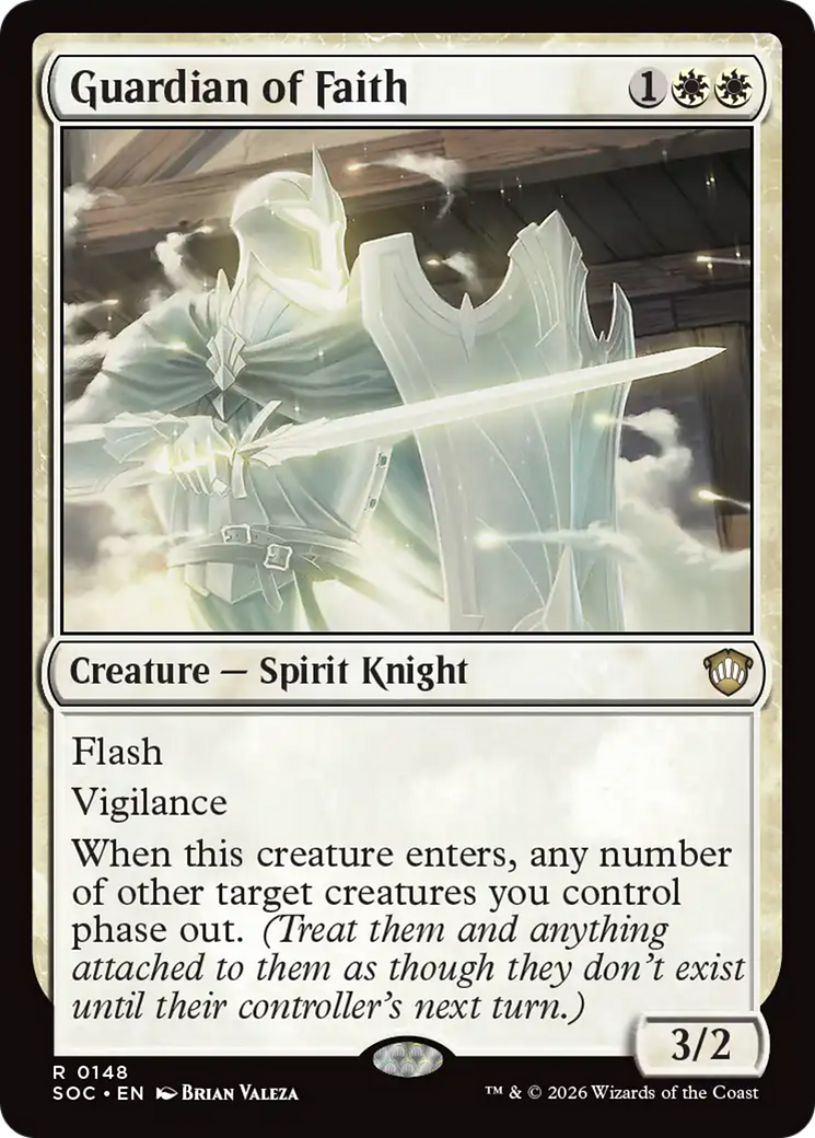 Guardian of Faith [Secrets of Strixhaven Commander] | Cards and Coasters CA