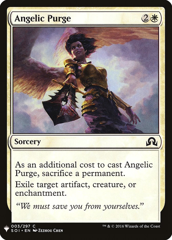 Angelic Purge [Mystery Booster] | Cards and Coasters CA