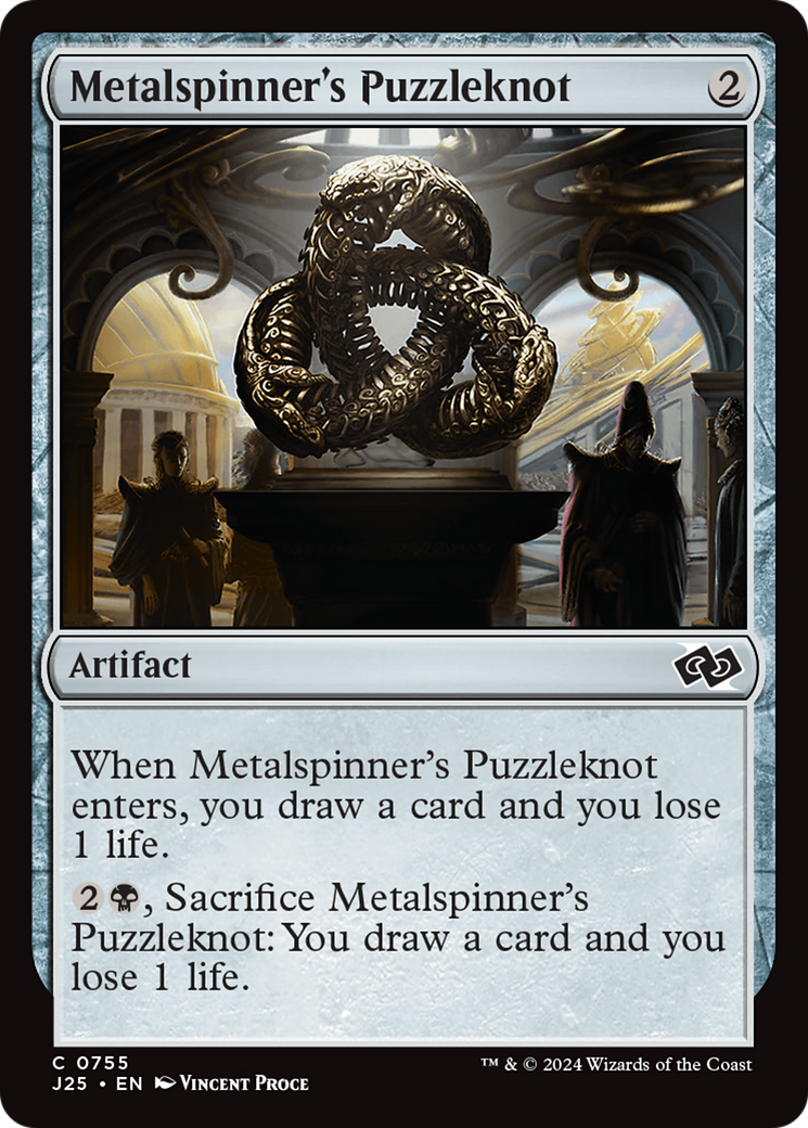 Metalspinner's Puzzleknot [Foundations Jumpstart] | Cards and Coasters CA