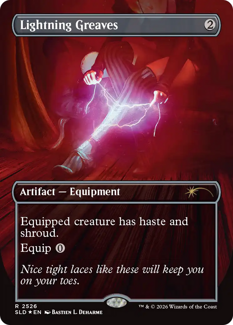 Lightning Greaves (2526) [Secret Lair Drop Series] | Cards and Coasters CA