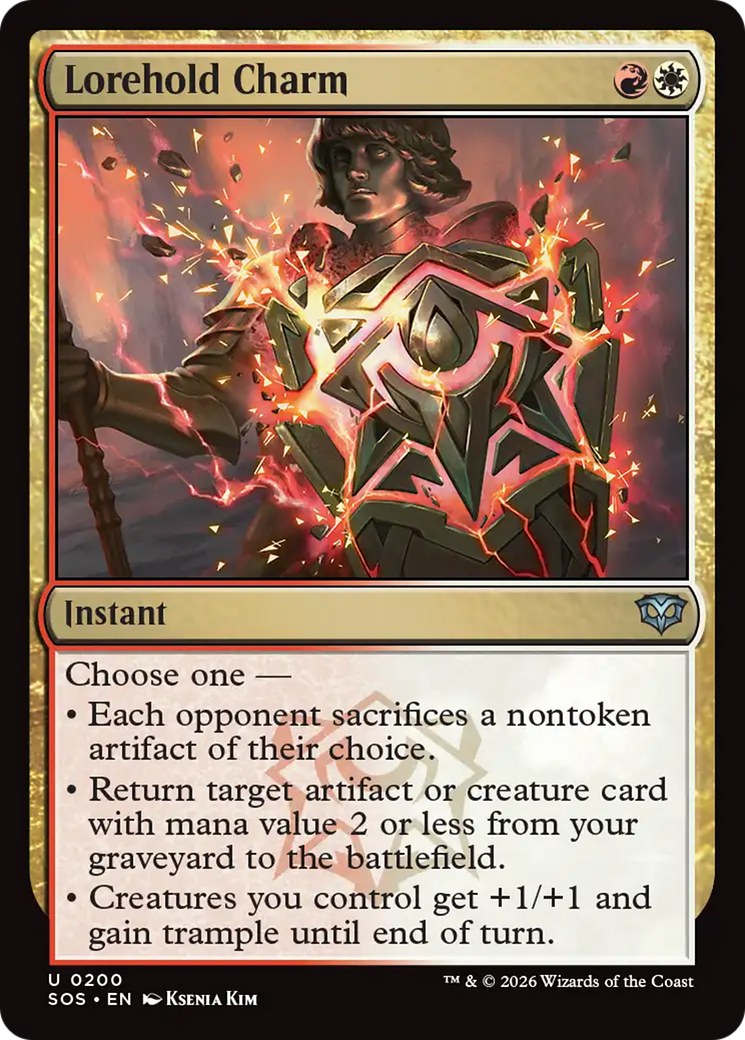 Lorehold Charm [Secrets of Strixhaven] | Cards and Coasters CA