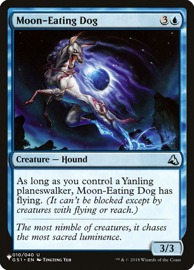 Moon-Eating Dog [The List] | Cards and Coasters CA