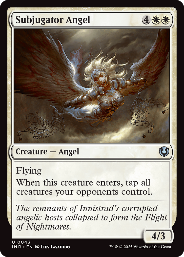 Subjugator Angel [Innistrad Remastered] | Cards and Coasters CA