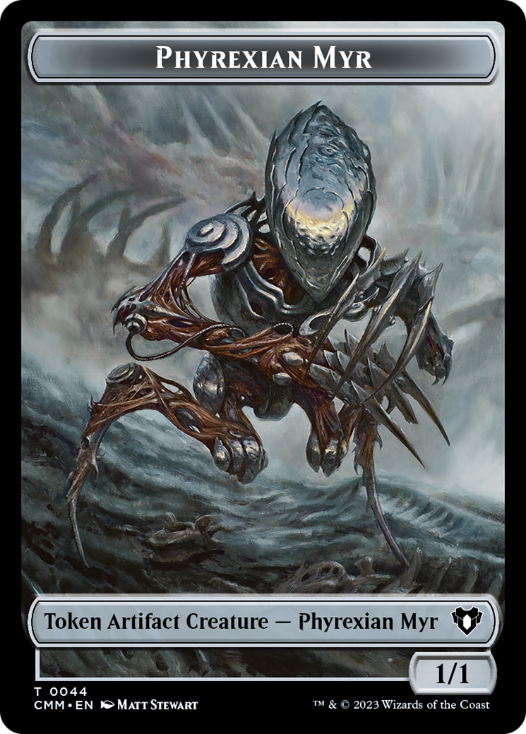 Phyrexian Myr Token [Commander Masters Tokens] | Cards and Coasters CA