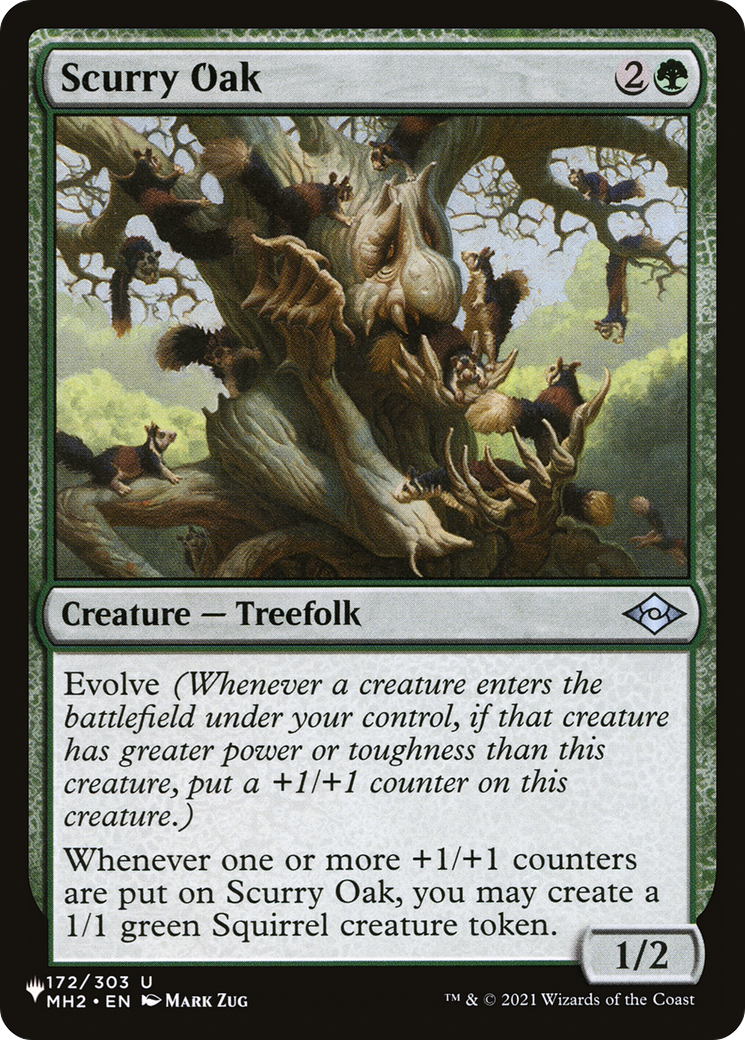 Scurry Oak [The List Reprints] | Cards and Coasters CA