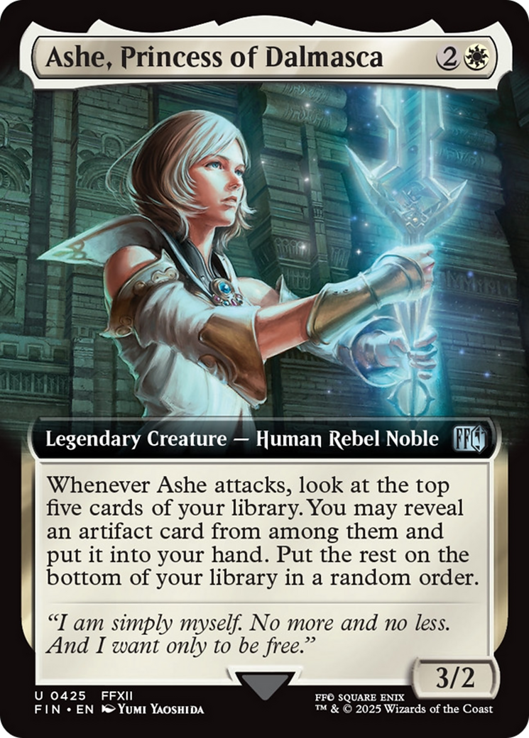 Ashe, Princess of Dalmasca (Extended Art) [FINAL FANTASY] | Cards and Coasters CA