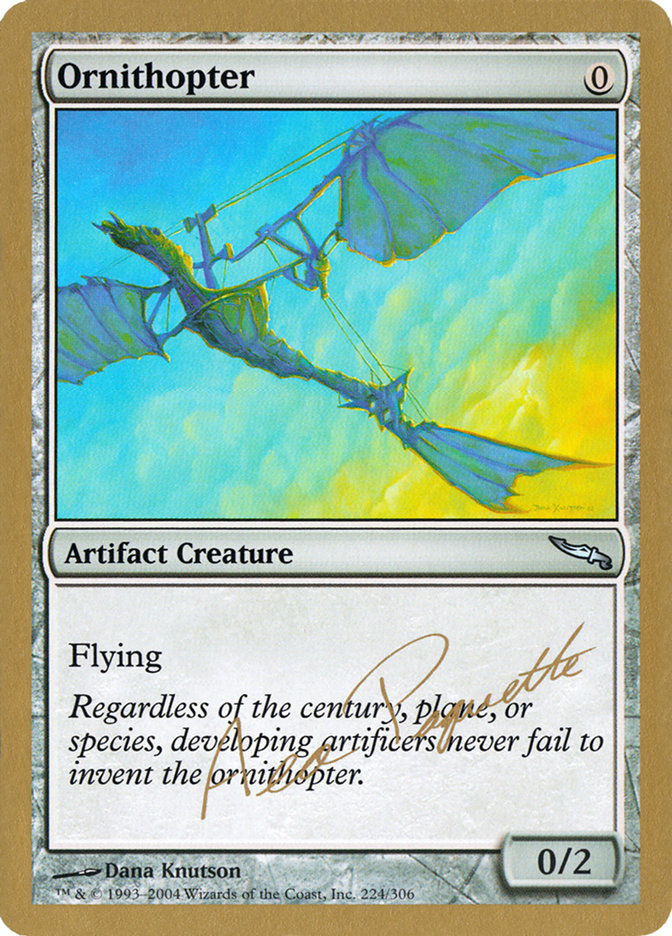 Ornithopter (Aeo Paquette) [World Championship Decks 2004] | Cards and Coasters CA