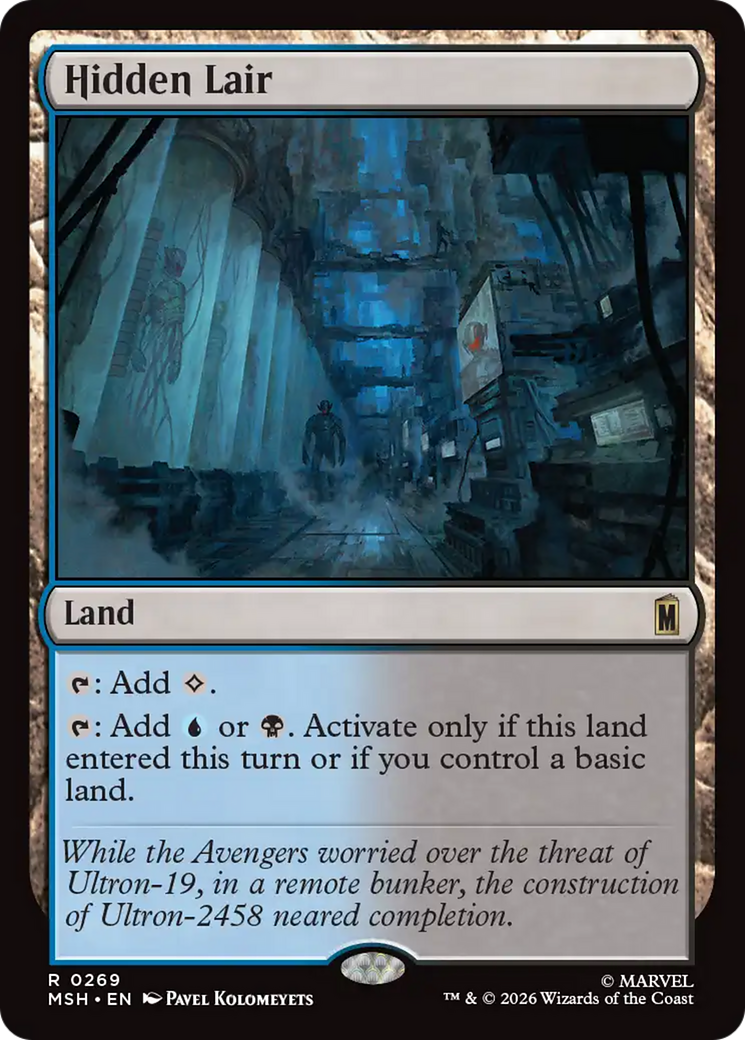 Hidden Lair [Marvel Super Heroes] | Cards and Coasters CA
