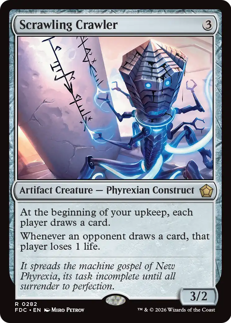 Scrawling Crawler [Foundations Commander] | Cards and Coasters CA