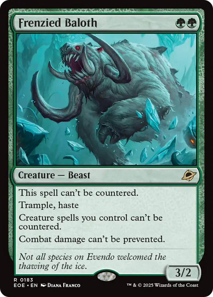 Frenzied Baloth [Edge of Eternities] | Cards and Coasters CA