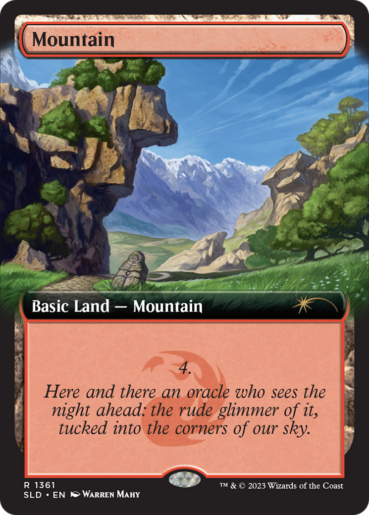 Mountain (1361) [Secret Lair Drop Series] | Cards and Coasters CA