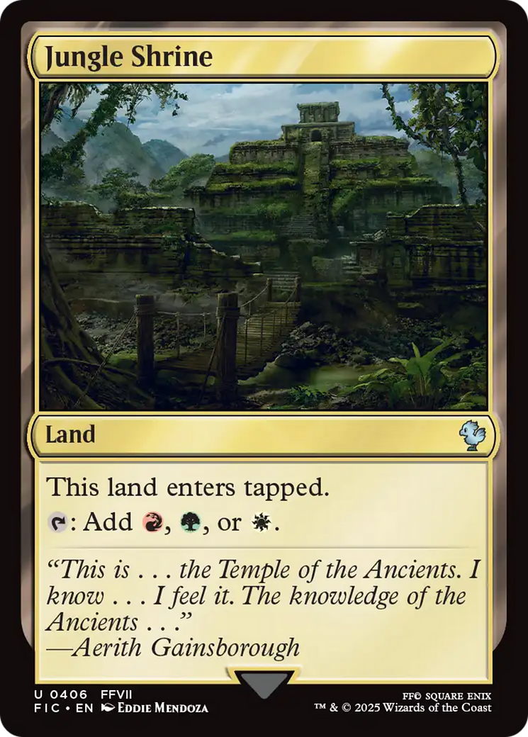 Jungle Shrine [FINAL FANTASY Commander] | Cards and Coasters CA