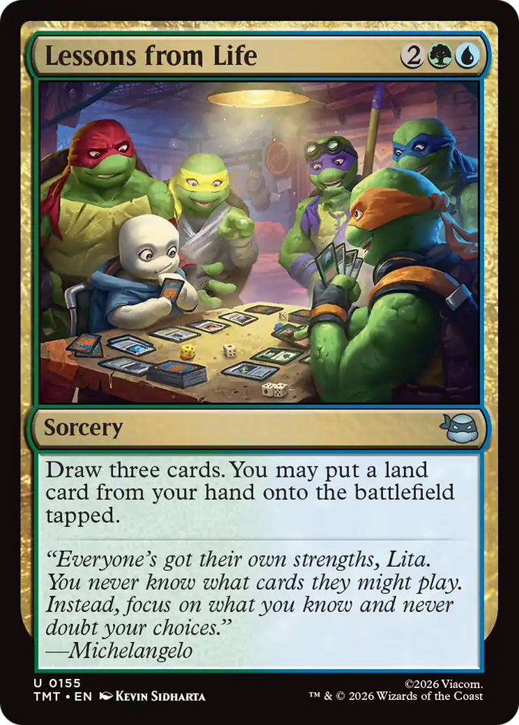 Lessons from Life [Teenage Mutant Ninja Turtles] | Cards and Coasters CA