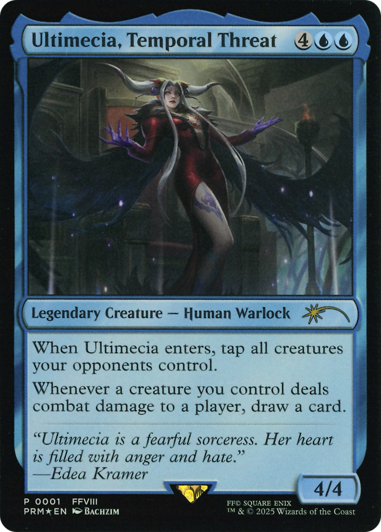 Ultimecia, Temporal Threat (Costco Bundle) [FINAL FANTASY Promos] | Cards and Coasters CA