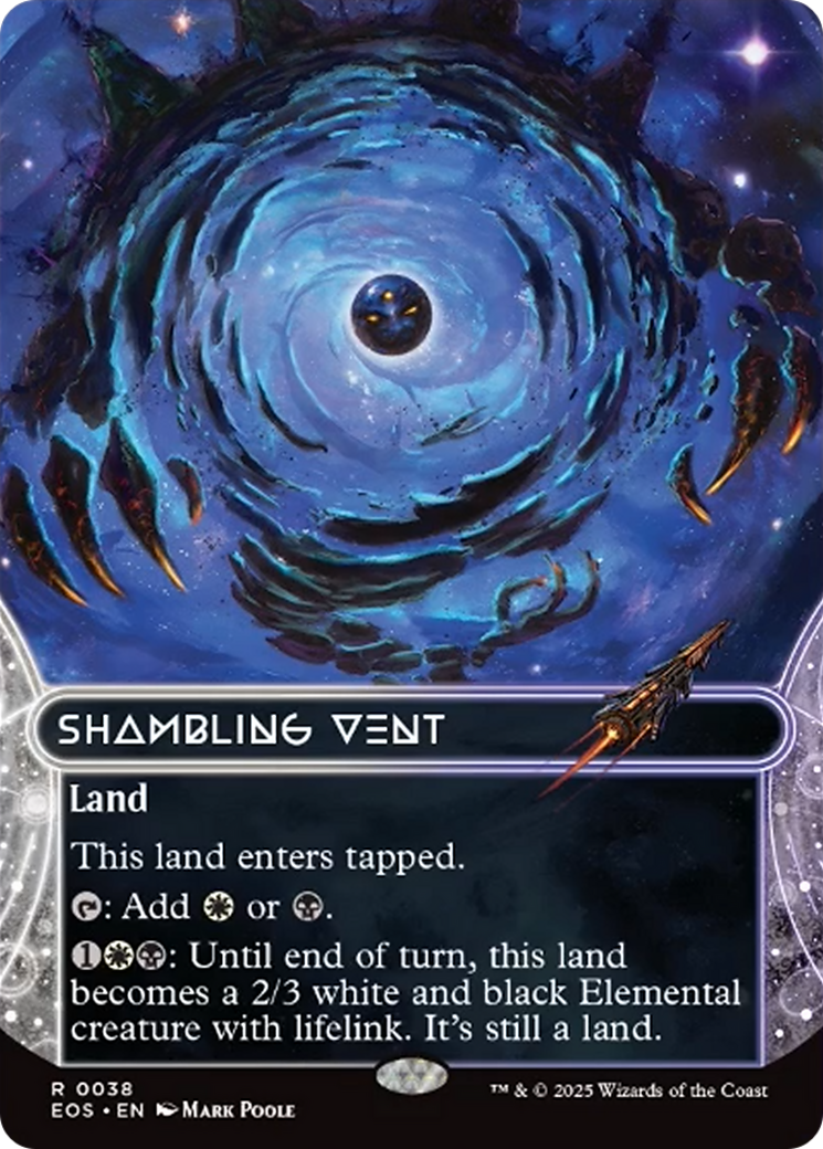 Shambling Vent (0038) (Borderless) [Edge of Eternities: Stellar Sights] | Cards and Coasters CA