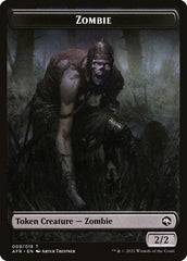 Devil // Zombie Double-Sided Token [Dungeons & Dragons: Adventures in the Forgotten Realms Tokens] | Cards and Coasters CA