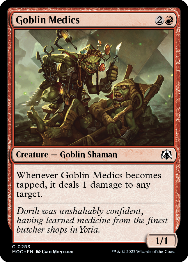 Goblin Medics [March of the Machine Commander] | Cards and Coasters CA