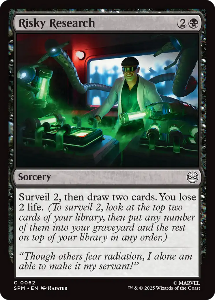 Risky Research [Marvel's Spider-Man] | Cards and Coasters CA