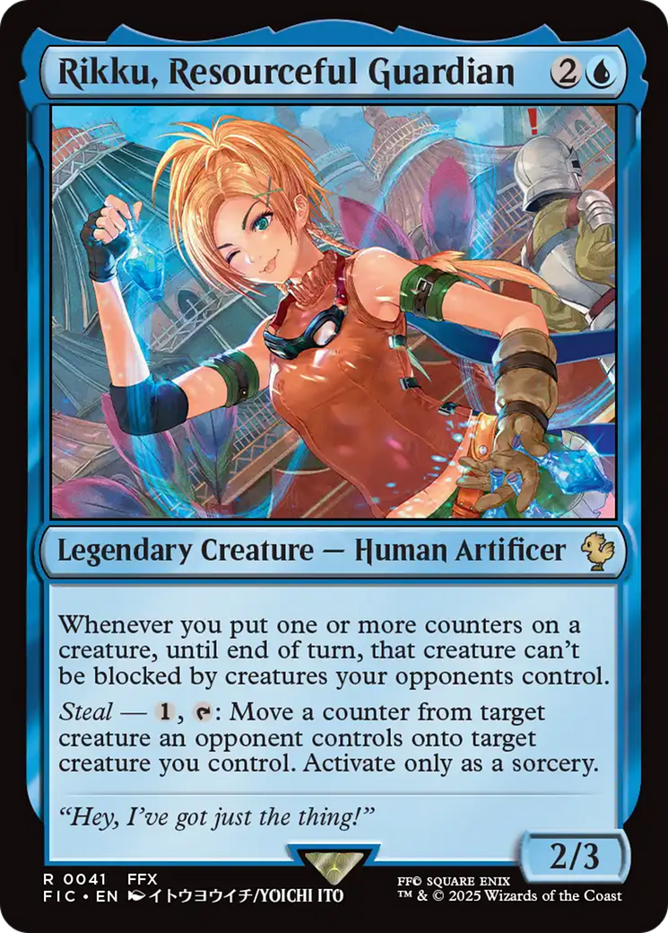 Rikku, Resourceful Guardian [FINAL FANTASY Commander] | Cards and Coasters CA