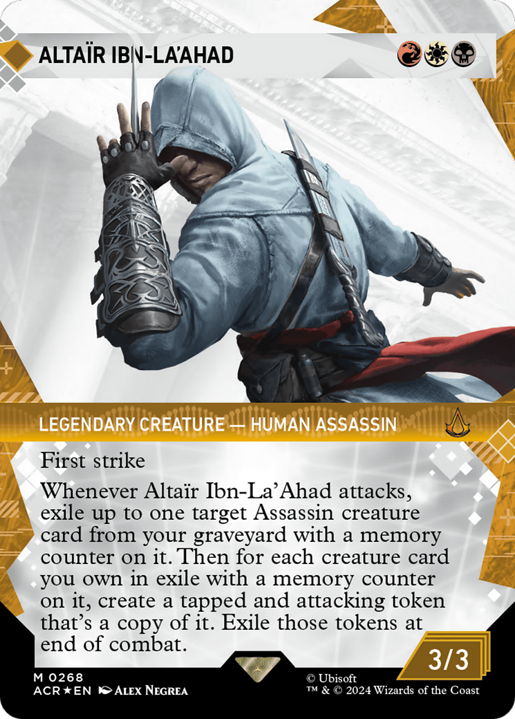 Altair Ibn-La'Ahad (Showcase) (Textured Foil) [Assassin's Creed] | Cards and Coasters CA