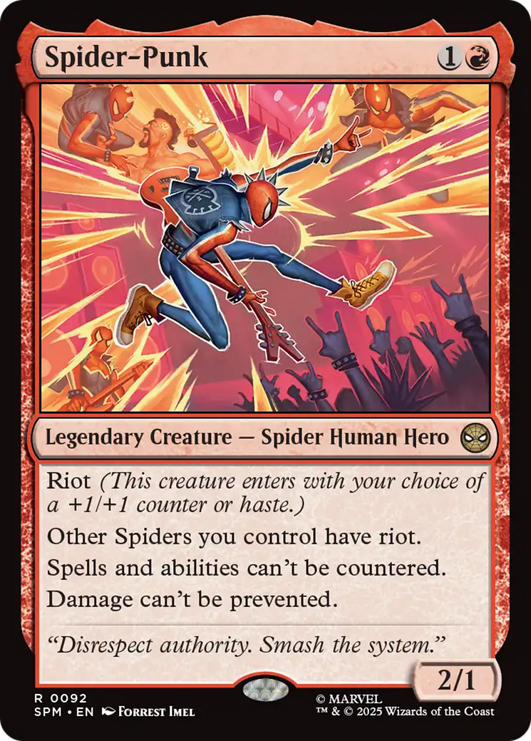 Spider-Punk [Marvel's Spider-Man] | Cards and Coasters CA