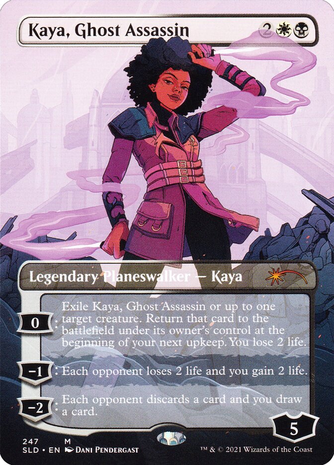 Kaya, Ghost Assassin [Secret Lair Drop Series] | Cards and Coasters CA