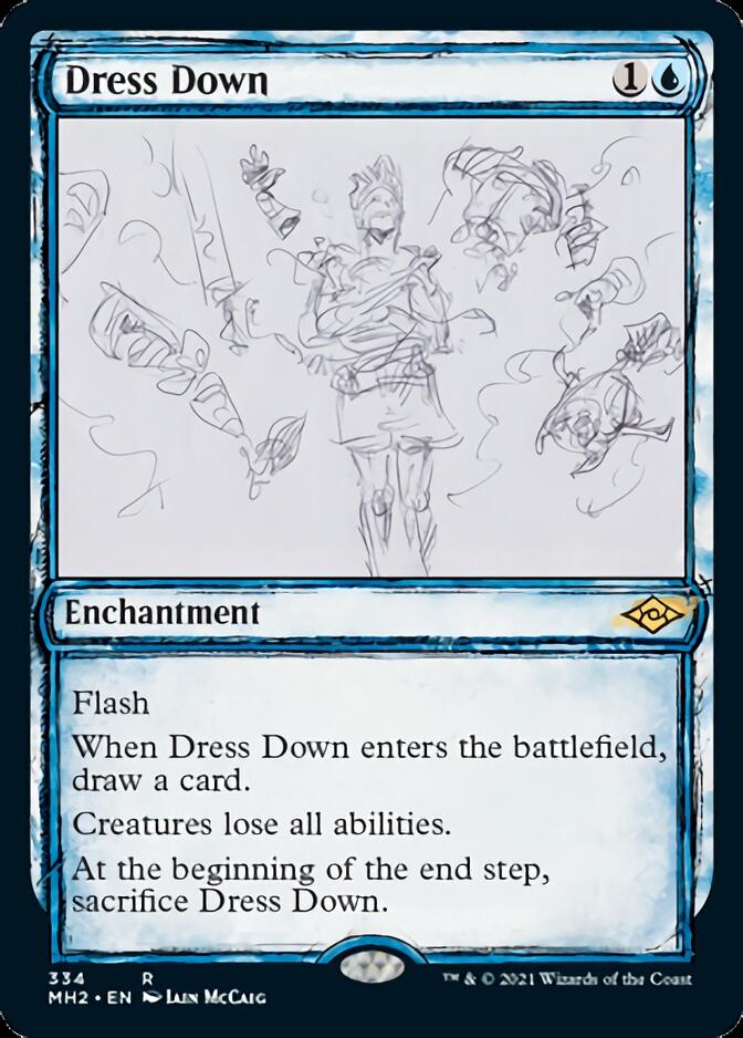 Dress Down (Sketch) [Modern Horizons 2] | Cards and Coasters CA