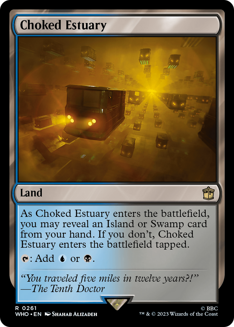 Choked Estuary [Doctor Who] | Cards and Coasters CA