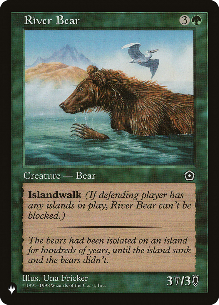 River Bear [The List Reprints] | Cards and Coasters CA