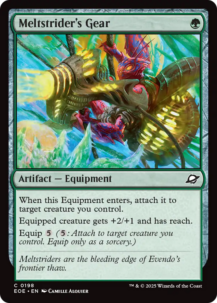 Meltstrider's Gear [Edge of Eternities] | Cards and Coasters CA