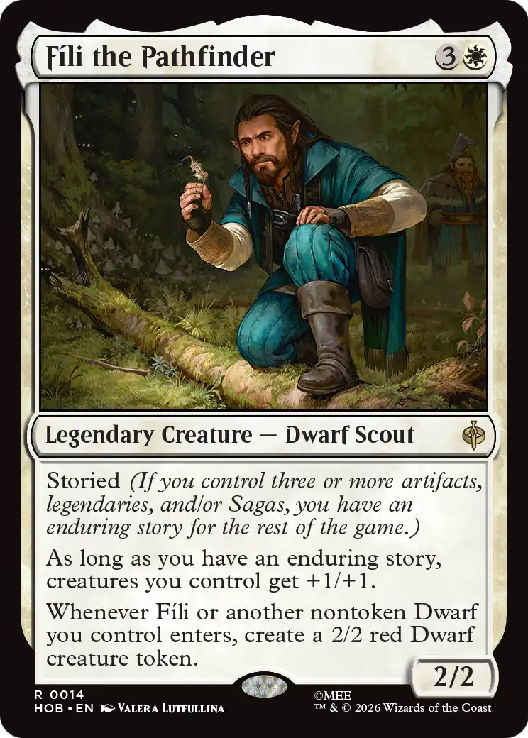 Fili the Pathfinder [The Hobbit] | Cards and Coasters CA