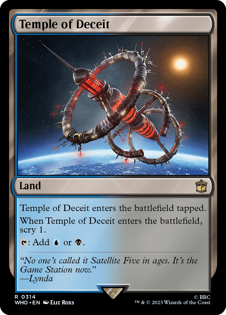 Temple of Deceit [Doctor Who] | Cards and Coasters CA