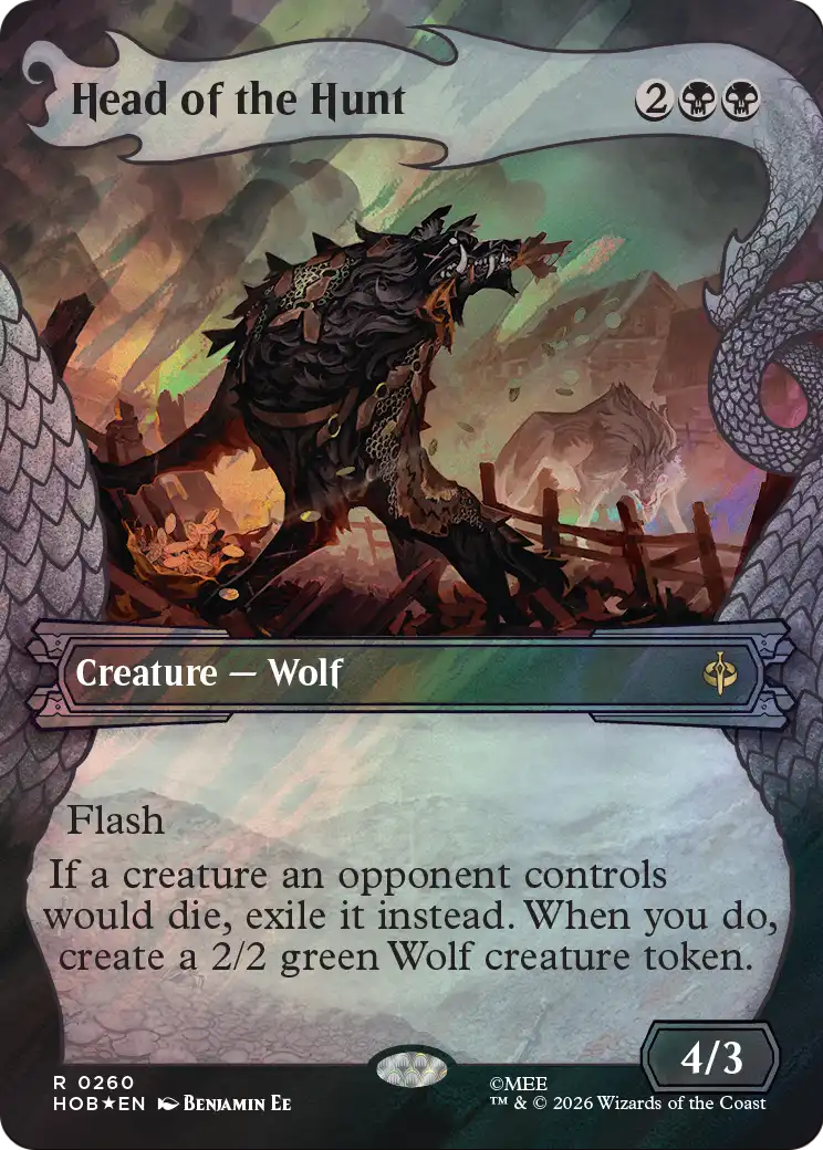 Head of the Hunt (Showcase) (Surge Foil) [The Hobbit] | Cards and Coasters CA