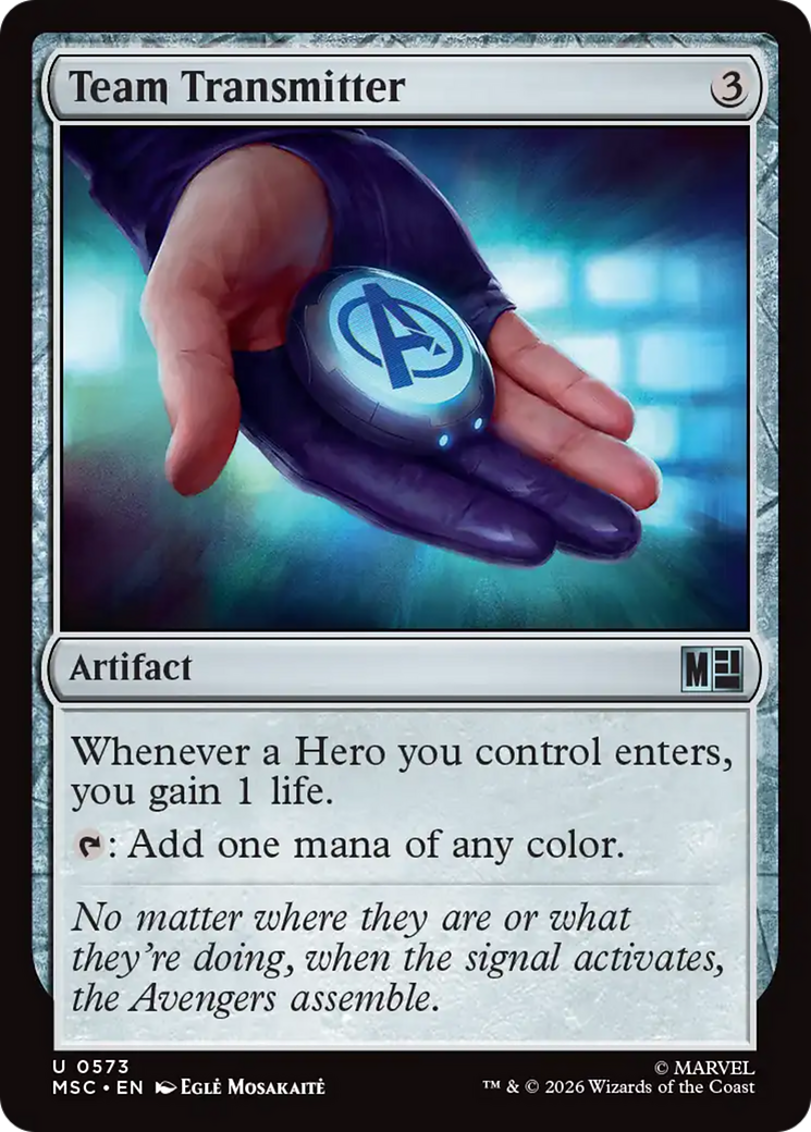 Team Transmitter [Marvel Super Heroes Commander] | Cards and Coasters CA