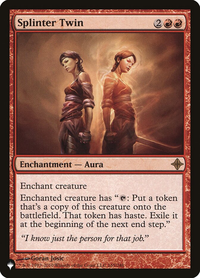 Splinter Twin [The List] | Cards and Coasters CA