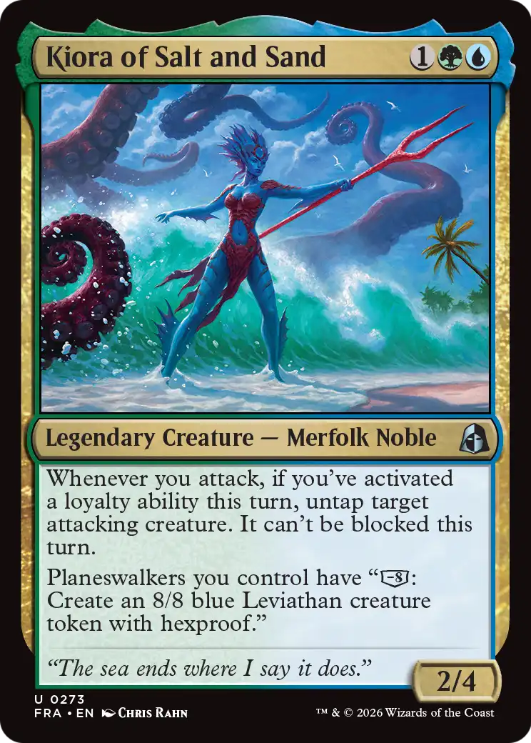 Kiora of Salt and Sand [Reality Fracture] | Cards and Coasters CA