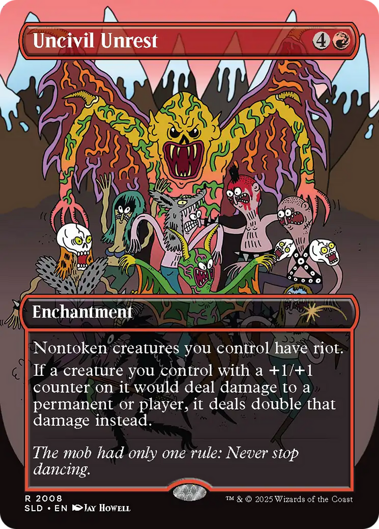 Uncivil Unrest (Rainbow Foil) [Secret Lair Drop Series] | Cards and Coasters CA