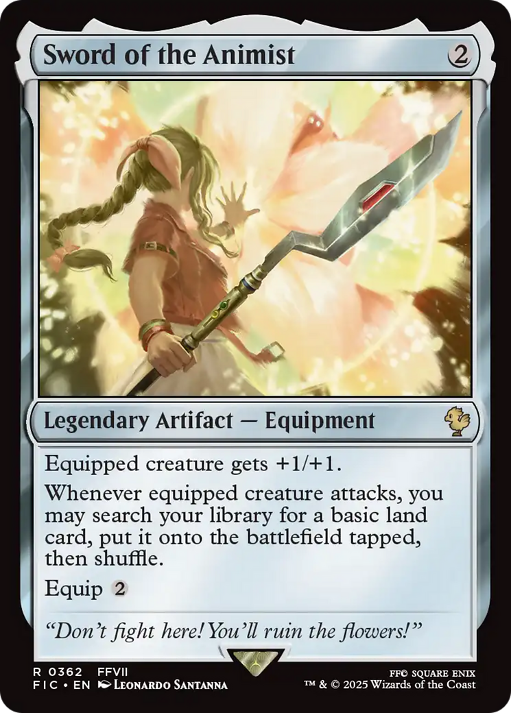 Sword of the Animist [FINAL FANTASY Commander] | Cards and Coasters CA