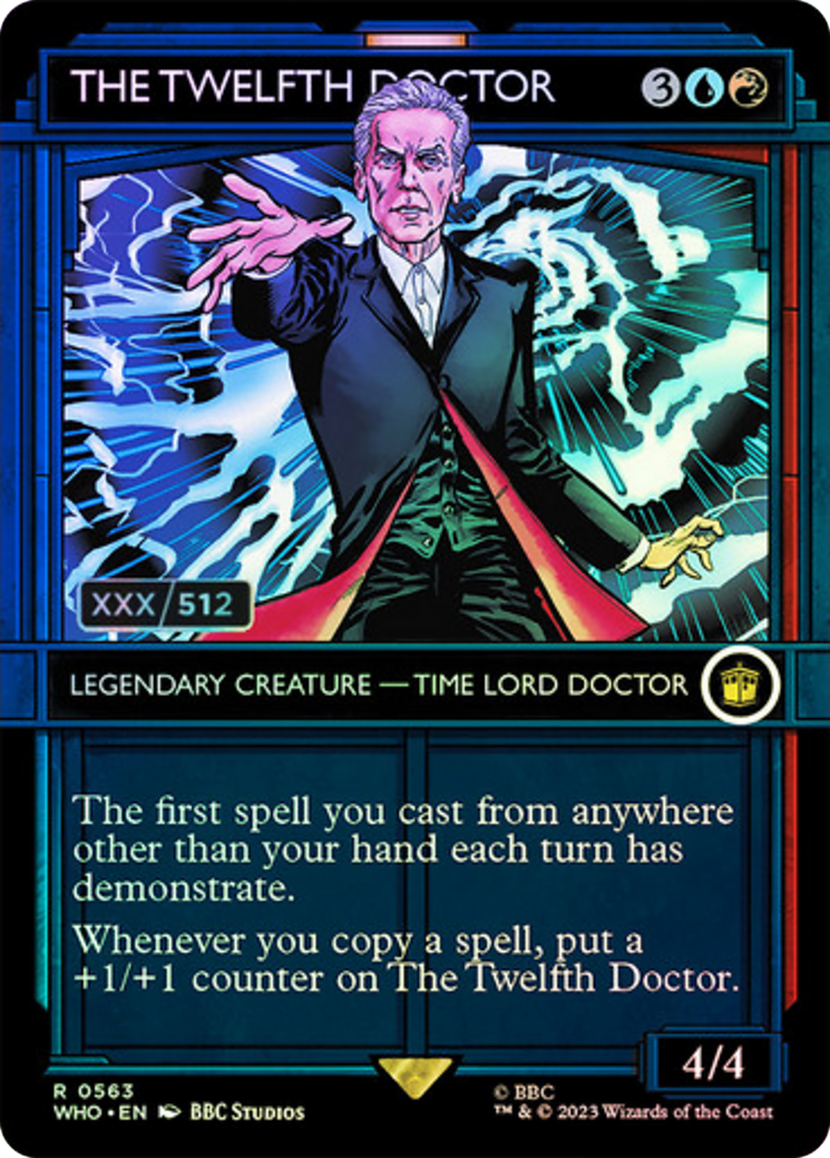 The Twelfth Doctor (Serial Numbered) [Doctor Who] | Cards and Coasters CA