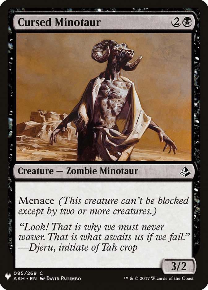 Cursed Minotaur [Mystery Booster] | Cards and Coasters CA