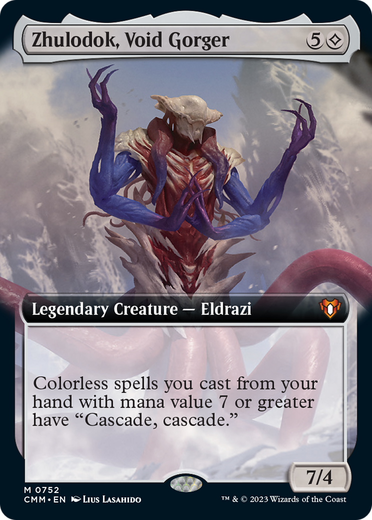 Zhulodok, Void Gorger (Extended Art) [Commander Masters] | Cards and Coasters CA