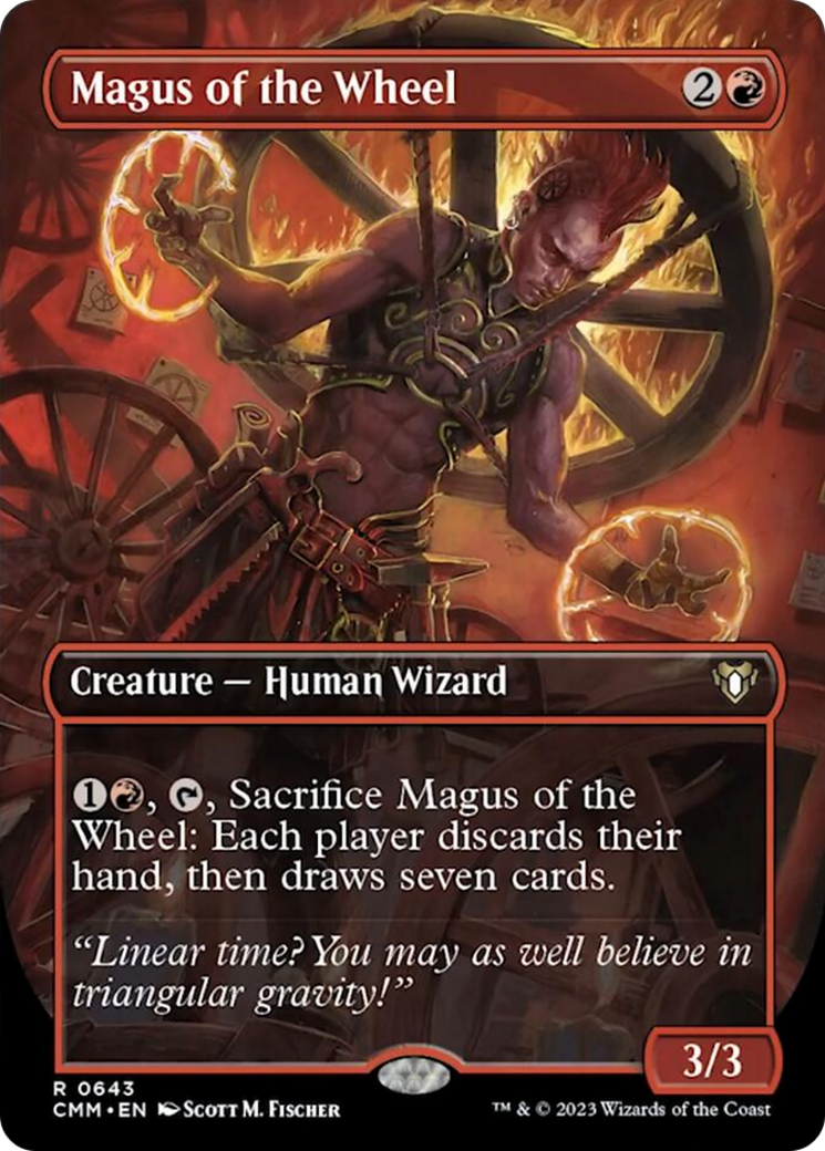 Magus of the Wheel (Borderless Alternate Art) [Commander Masters] | Cards and Coasters CA