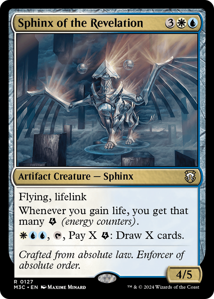 Sphinx of the Revelation (Ripple Foil) [Modern Horizons 3 Commander] | Cards and Coasters CA