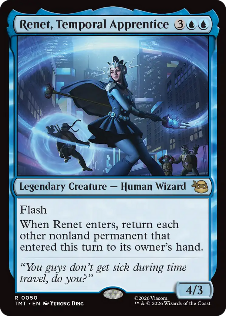Renet, Temporal Apprentice [Teenage Mutant Ninja Turtles] | Cards and Coasters CA
